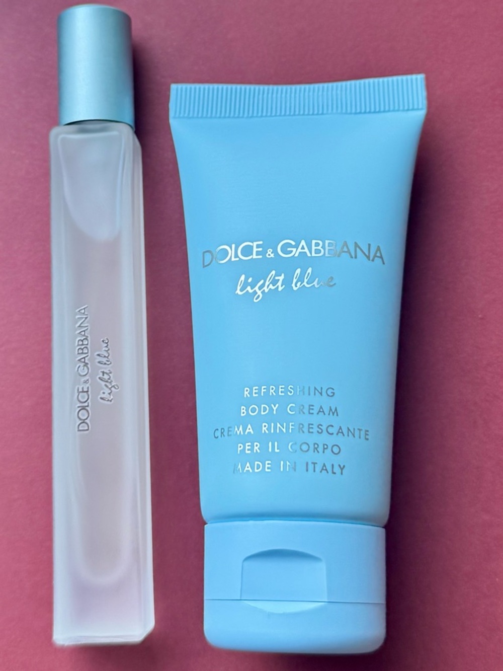 💙💙Dolce & Gabbana Light Blue lotion & perfume Set